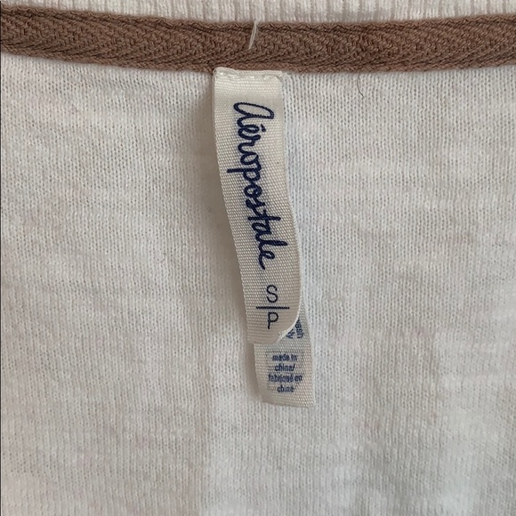 White Button Up Cardigan from Aeropostale - Picture 4 of 4